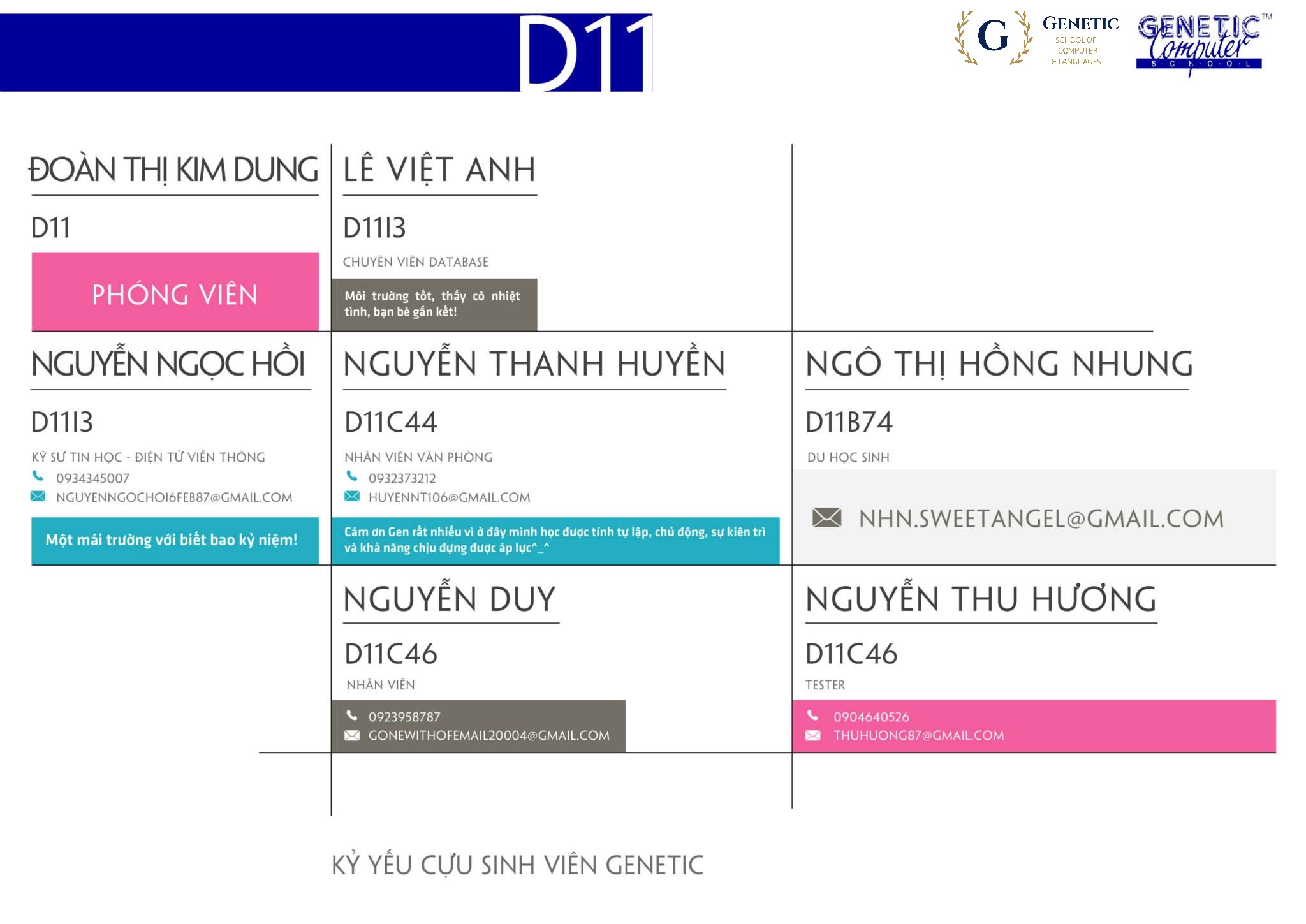 genetic d11
